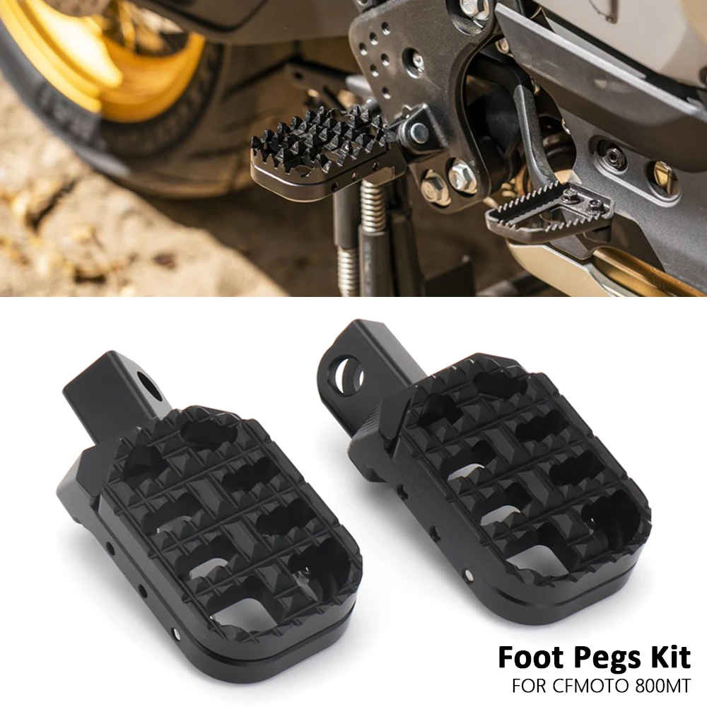 Motorcycle Rotatable Foldable FootRest Footpegs Foot Pegs Pedal Kit For CF MOTO CFMOTO 800 MT 800MT 800mt 800 Mt