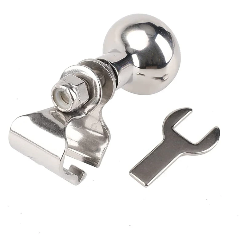 316 Stainless Steel Boat Steering Wheel Spinner Knob for Boat Yacht, Boat Maneuvering Knob Fits Rim