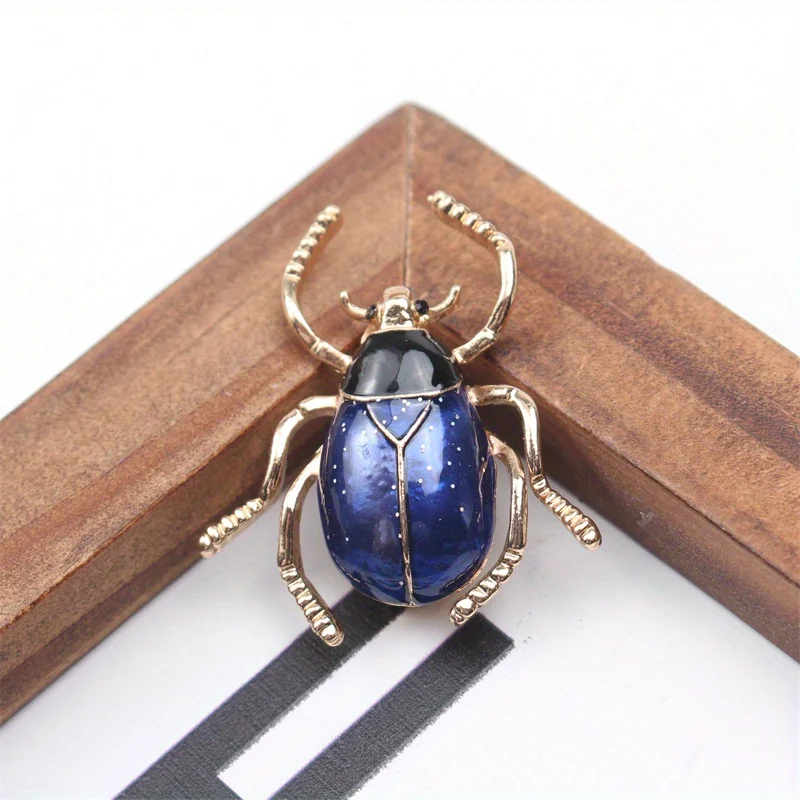 Cute Insect Brooch Creative Seven Star Ladybug Beetle Pin Shirt Coat Coat Cartoon Brooch