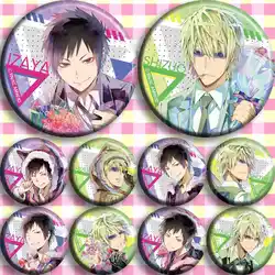 Anime Durarara Celty Sturluson Ryuugamine Mikado Kida Masaomi Pins Badge Cosplay Cartoon Itabag Bedge Button Brooch DADGE Gift
