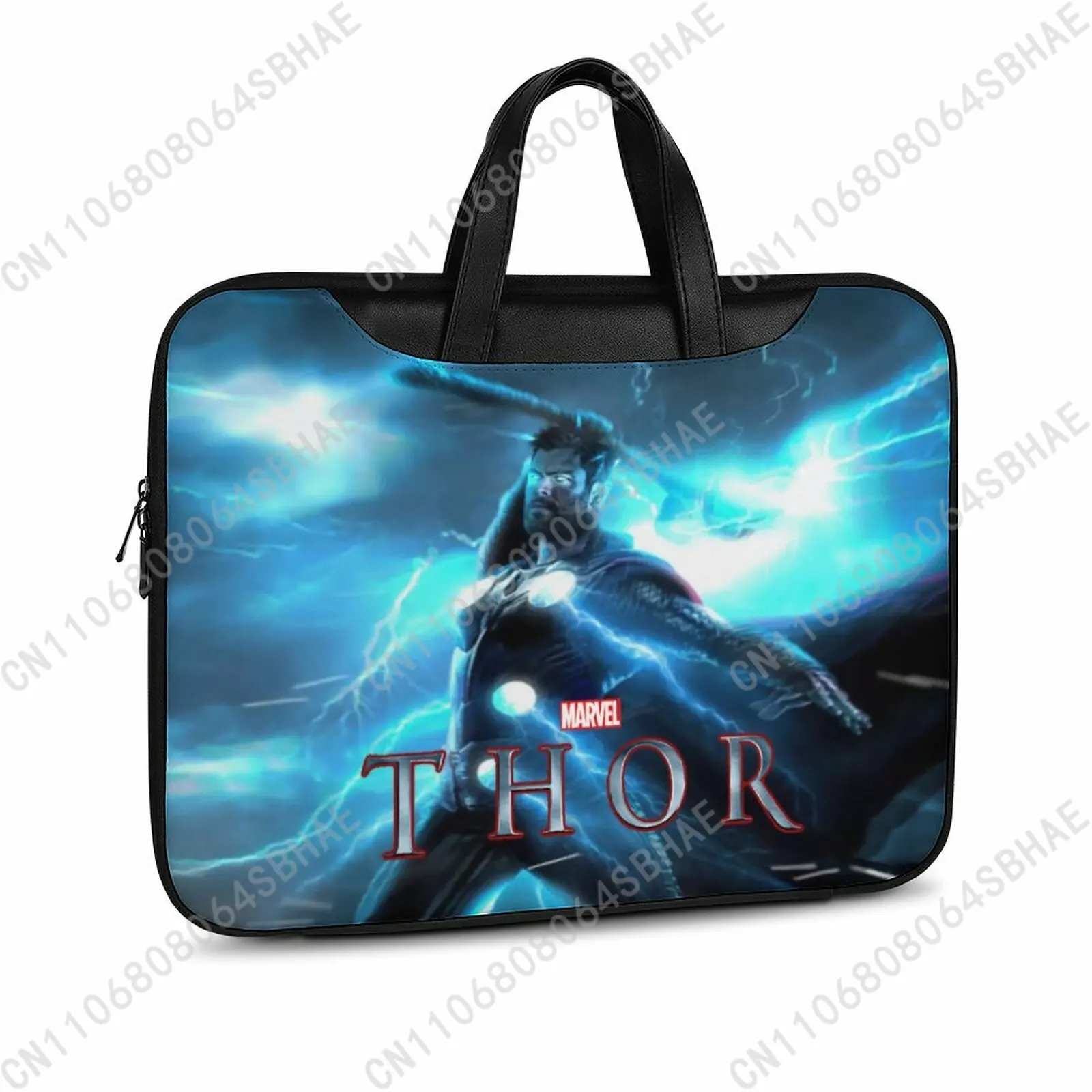 

Marvel The God of Thunder Custom Leather Briefcase Men Woman Laptop Bag Business Retro Genuine Leather Computer Cosplay