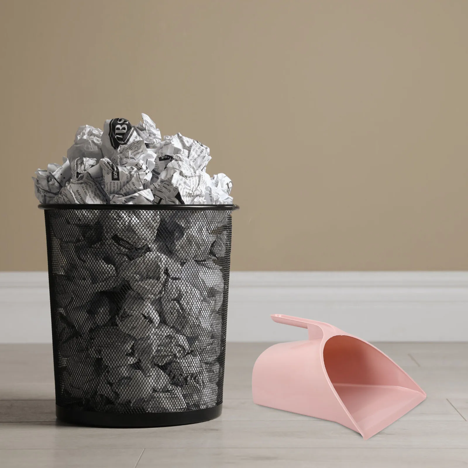 

2 Pcs Dustpan Portable Trash Shovel Office Garbage Vacuum Cleaner Home Use Plastic