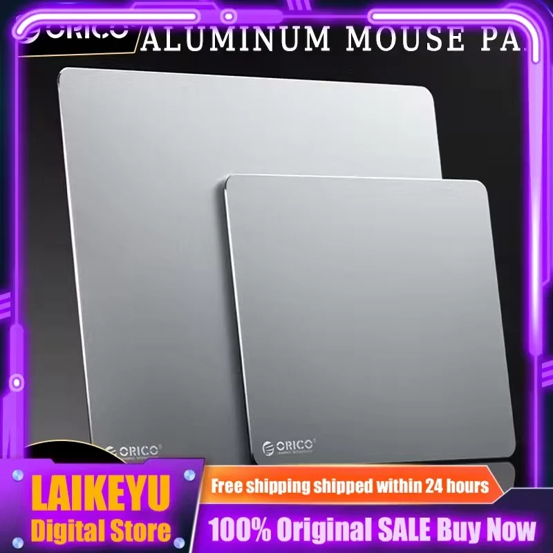 NEW ORICO AMP2218 AMP3025 Mouse Pad Aluminum Alloy Hard Smooth Slim Double Side Waterproof Custom PC Office Gaming Mousepad