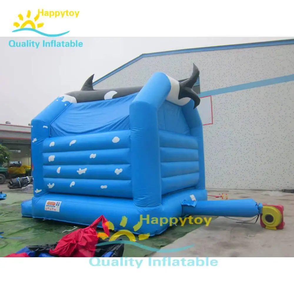 Casa de rebote inflable comercial, castillo hinchable de salto al aire libre con tobogán, barato, 2019