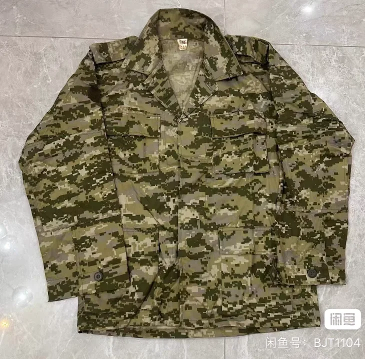 Yemen Camouflage Uniform Man Green Suit Include Jacket Pants