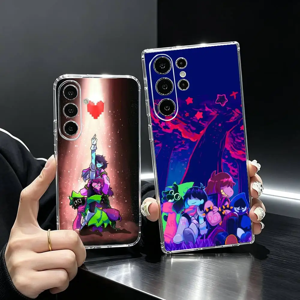 G-Game d-Deltarune  Phone Case Transparent Silicone Soft For Samsung S25,S24,S21,S22,S23,S30,Ultra,S20,Plus,Fe