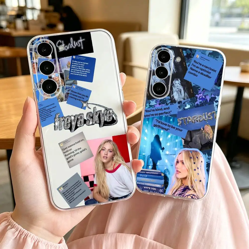 Freya Skye Beauty-S Singer  Phone Case For SamsungA10,12,20,21S,30,31,40,50,51,52,70,71 Transparent Cover Gift
