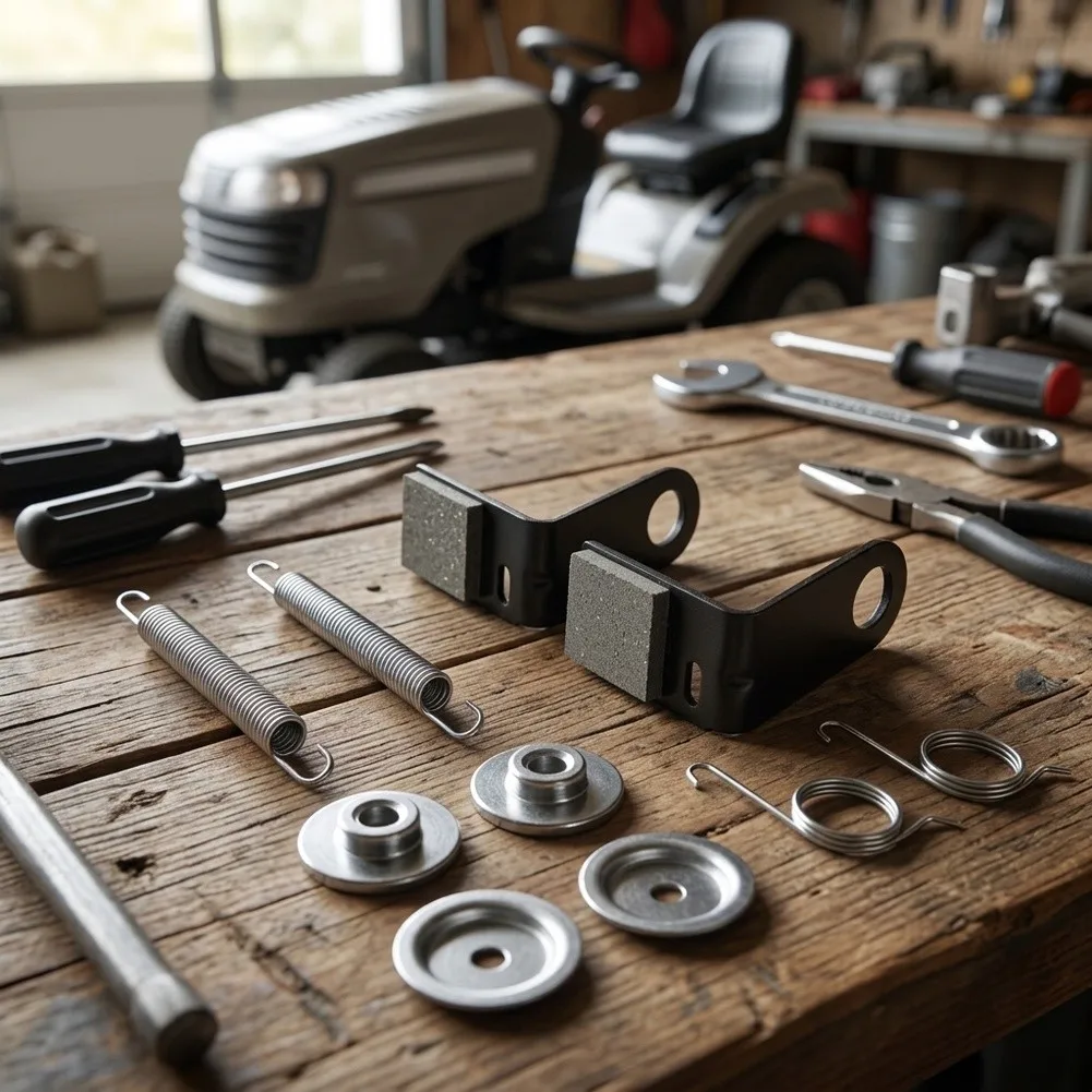 For Routine Mower Maintenance As Shown Brake Pad Kit High-performance Friction Material For LA Series Tractors