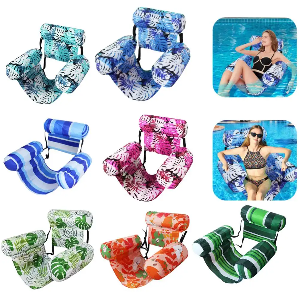 Inflatable Pool Float Adult Pool Floaties Lounger Floats Raft Floating Chair Water Floaties for Swimming Pool Lake Lounge Float