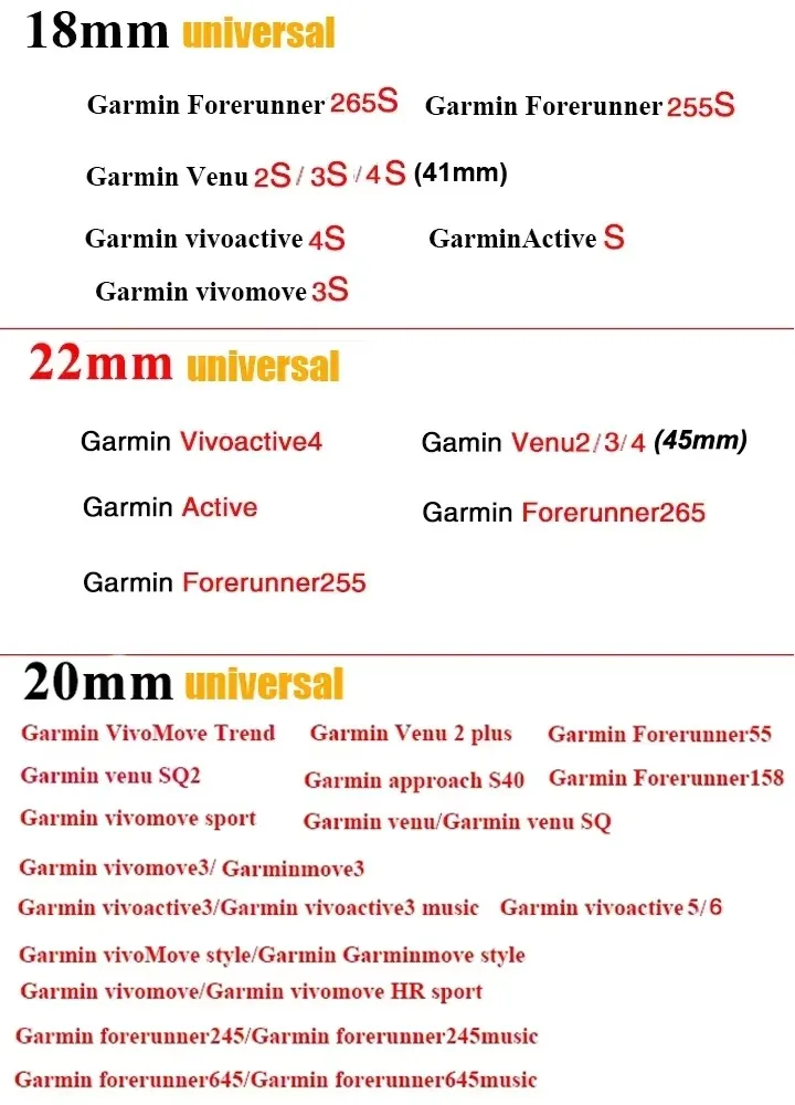 18mm 20mm 22mm Silikonarmband für Garmin Venu 4 45/41mm Forerunner 70 170 265s 255s 165 55 570 Armband Garmin Active 6 5 Correa – Detail 1