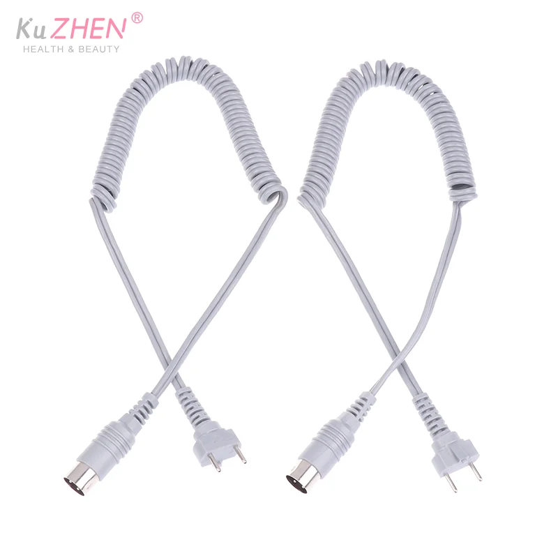 1.5M gris 3 broches 9mm pour fort 210 204 90 105L 102L poignée de clou ligne de connexion câble d'alimentation électrique manucure perceuse fil à ressort