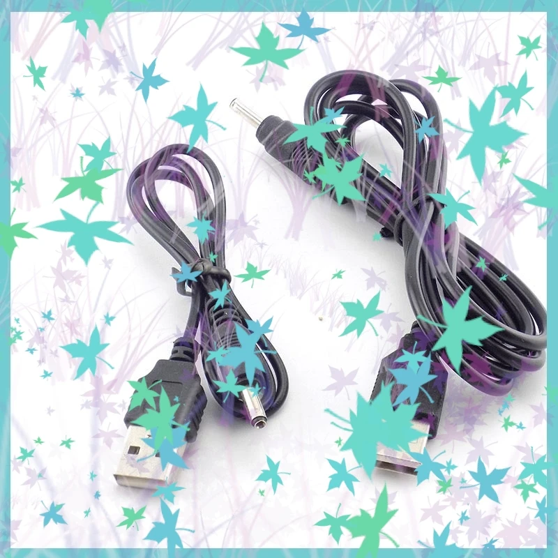 

3.5mm Mirco USB Charger Cable Dc Power Supply Adapter Charger Flashlight Head Lamp Torch Light 18650 Rechargeable Battery C4