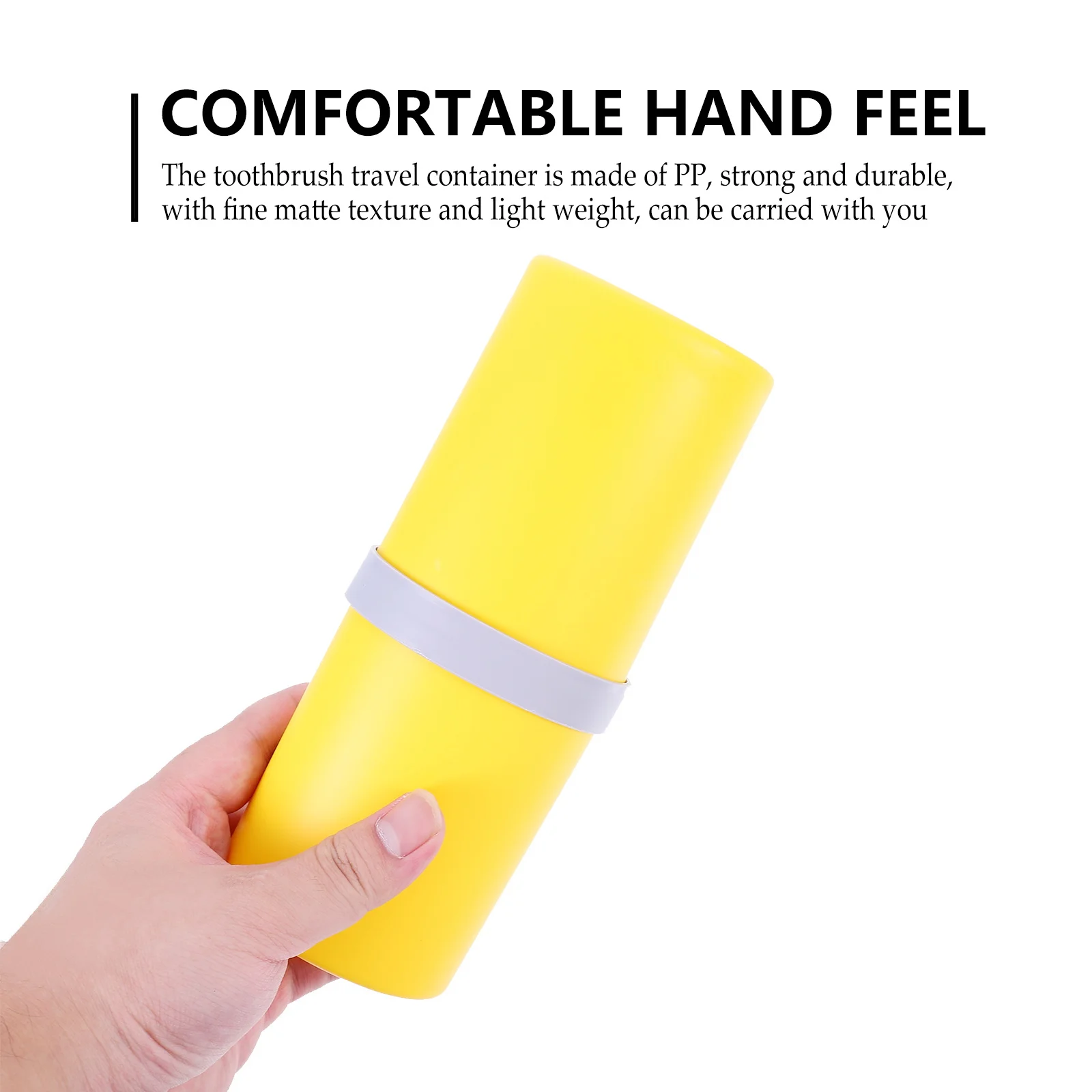 

2Pcs Toothbrush Cup Storage Box Portable Travel Toothbrush Holder with Lid Multi-Function Case for Toothpaste Brushes Cosmetics