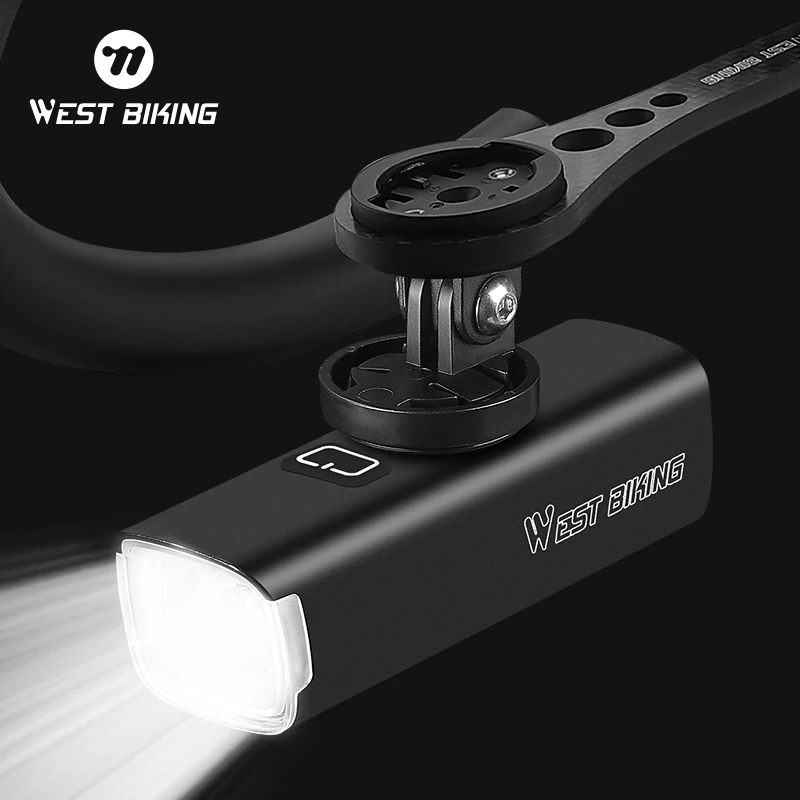 

WEST BIKING 1000 Luemns Bike Light USB Rechargeable Road MTB Front Lamp Aluminum Alloy Waterproof Headlight Bike Accessories