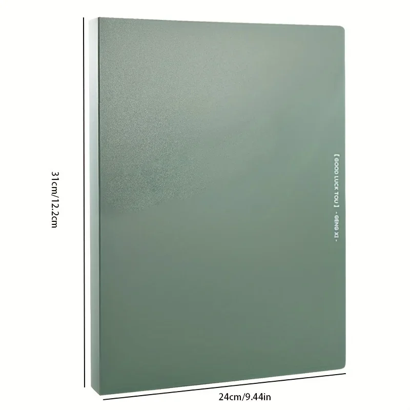 1pc A4 Gradient Folder Ins High Appearance Level Students Examination Paper Storage Book