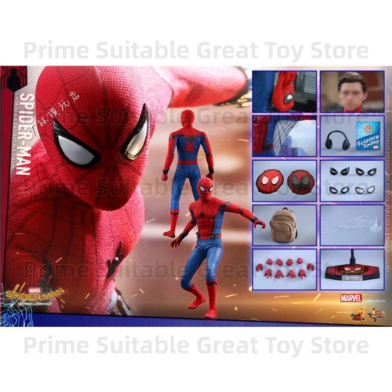 【In Stock】Original HotToys HT MMS425 Spider-Man Tech Suit Spider-Man Standard Version Gift&Collection