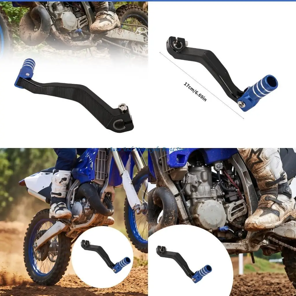 P9FD Lightweight Motorcycle High Strength Aluminum Gear Shifter for YZ125/250/125X/250X/125G Dirt Bike Quick Release Design