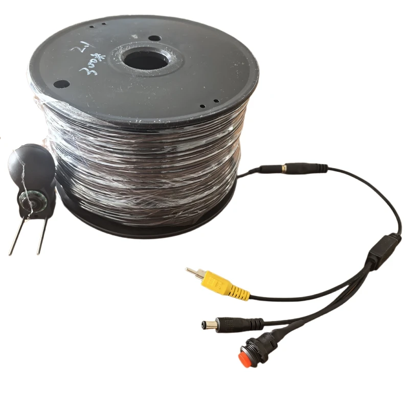 ด้วยสาย 300 เมตร 5 นิ้วแบตเตอรี่ในตัวจอแสดงผล HD กล้องค้นหาปลาตรวจจับใต้น้ํา
