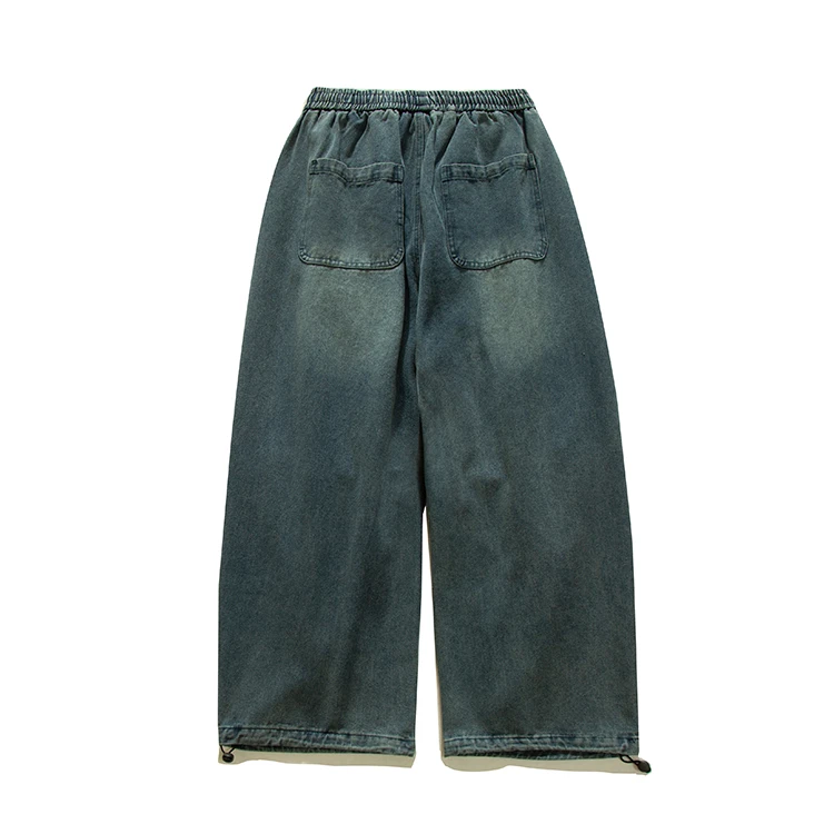 Baggy Jeans Men Japanese Streetwear Fashion Cityboy Loose Casual Wide Leg Jean Denim Pants Women Oversize Trousers
