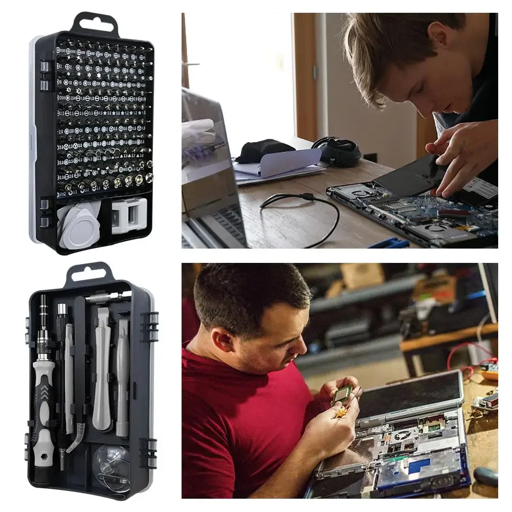 Ultimate 115-in-1 Precision Screwdriver Set for Electronics PC Laptop Phone MacBook Repair Professional Tools Kit for Every Task