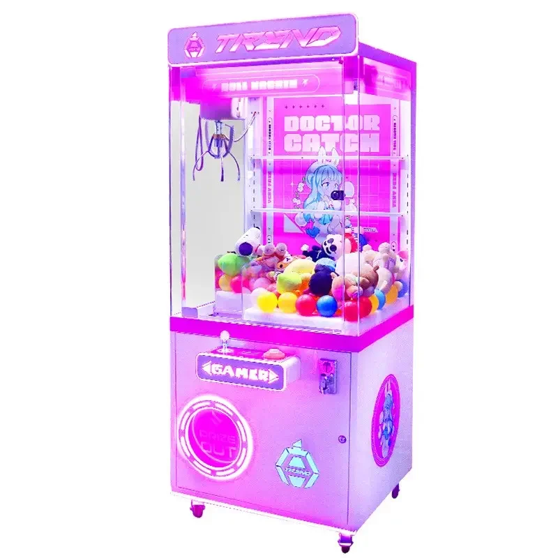 

xjd-538 Guangdong High Quality Rent Crazy Toy Duck 2 Coin Op Claw Crane Game Machine Custom Plush Bear Large Claw Machine