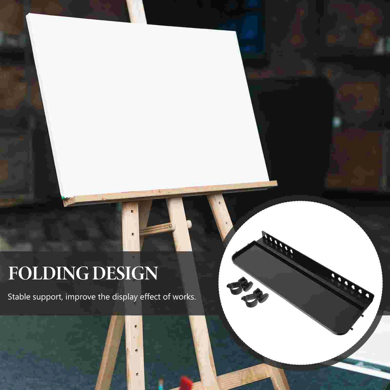 Easel Tray Detachable Paints Painting Tools Plate Trays Rack Replacement Convenient Storage Attachment Tripod