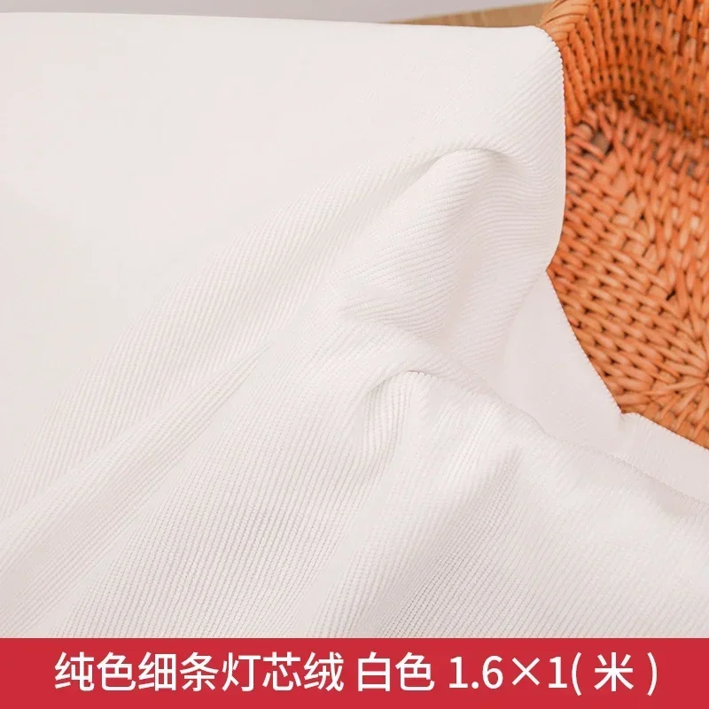 Fine Corduroy Fabric By The Meter for Shirts Jackets Pillow Clothing Diy Sewing Children's Striped Thin Plain Textile Soft Drape