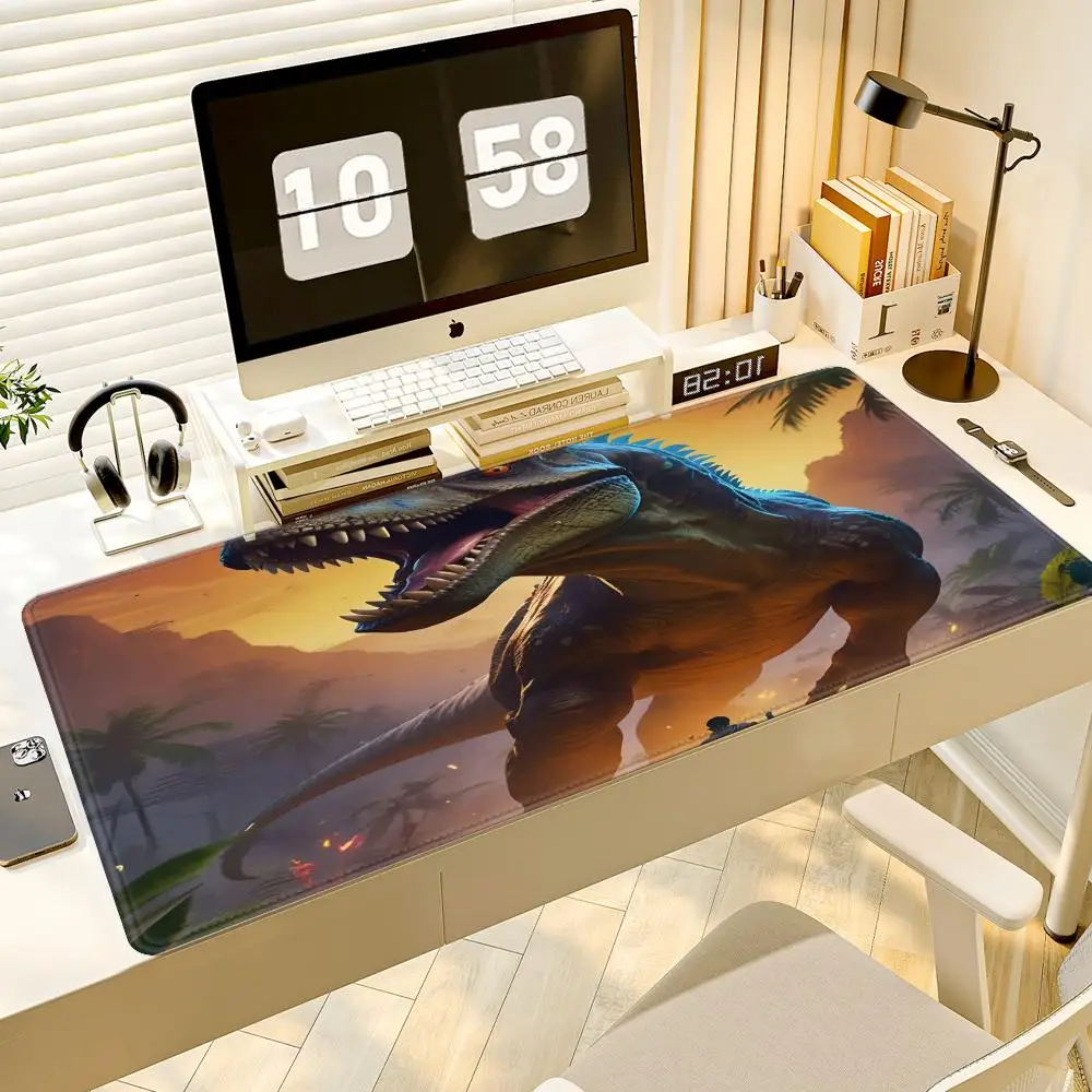 

Tyrannosaurus Mouse Pad Mouse Pad Desk Mouse Pad Cute HD Desk Pad Extended Gaming Keyboard Mats Large XXL Gamer Mousepad 90x40