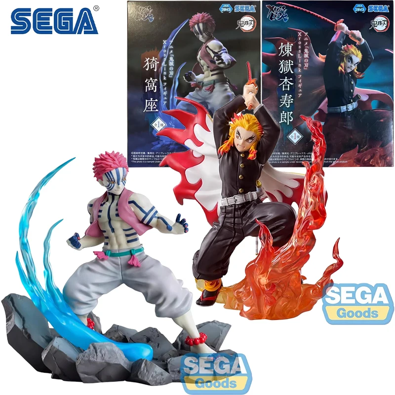 

SEGA Genuine Xross Link Demon Slayer Anime Figure Rengoku Kyoujurou Akaza Action Toys for Kids Christmas Gift Collectible Model
