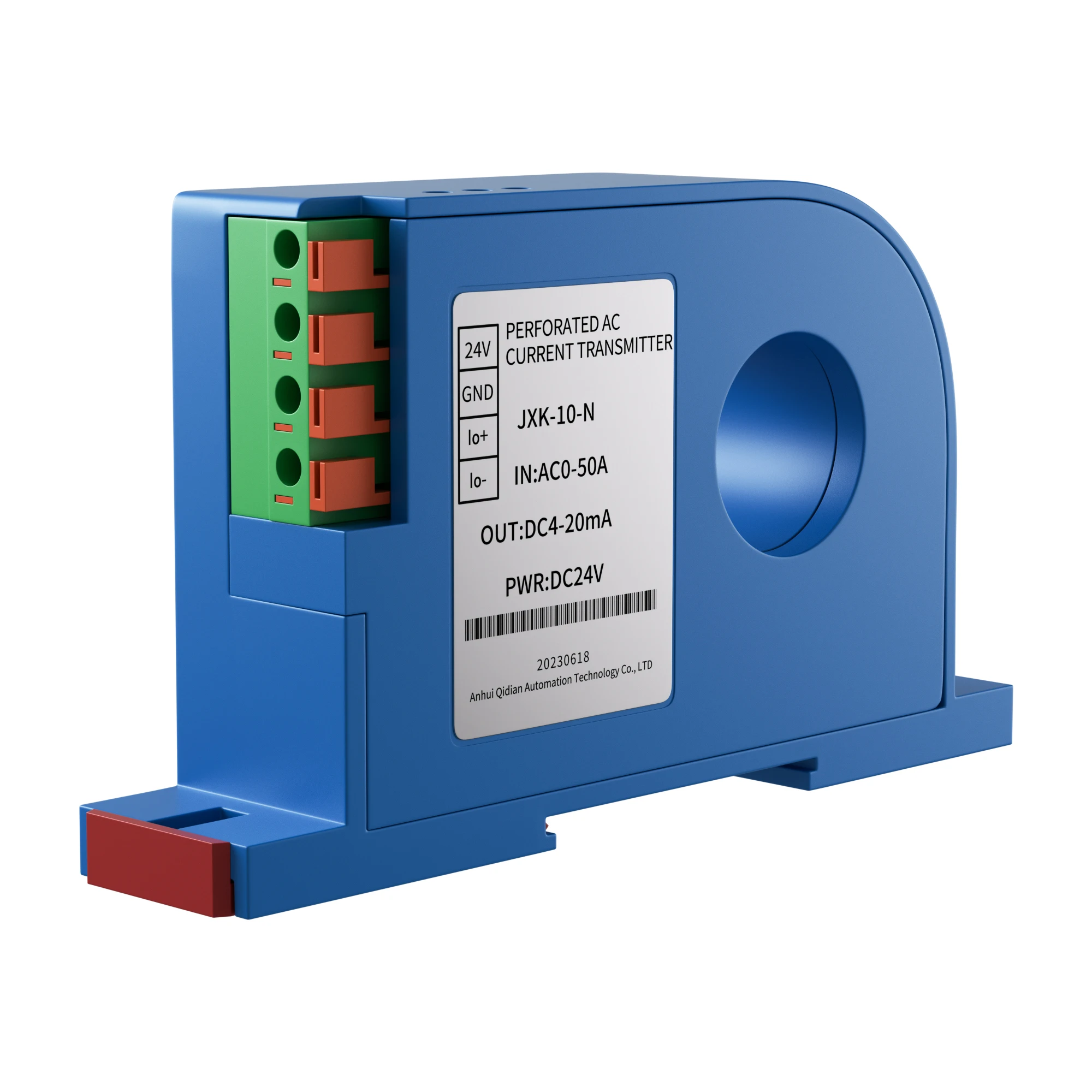 

AC DC 0-500A 0-600A to 4-20mA 0-5V 1-5V 22mm Hole Current Signal Converter 0-100A to 0-10V RS485 AC DC Hall Current Transducer