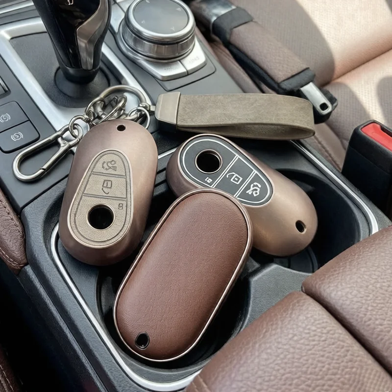 Business-Stil Auto-Smartkey-Hülle für Mercedes Benz C E S Klasse GLC W206 W223 W214 E300 C260 C300 S450 S500 S400
