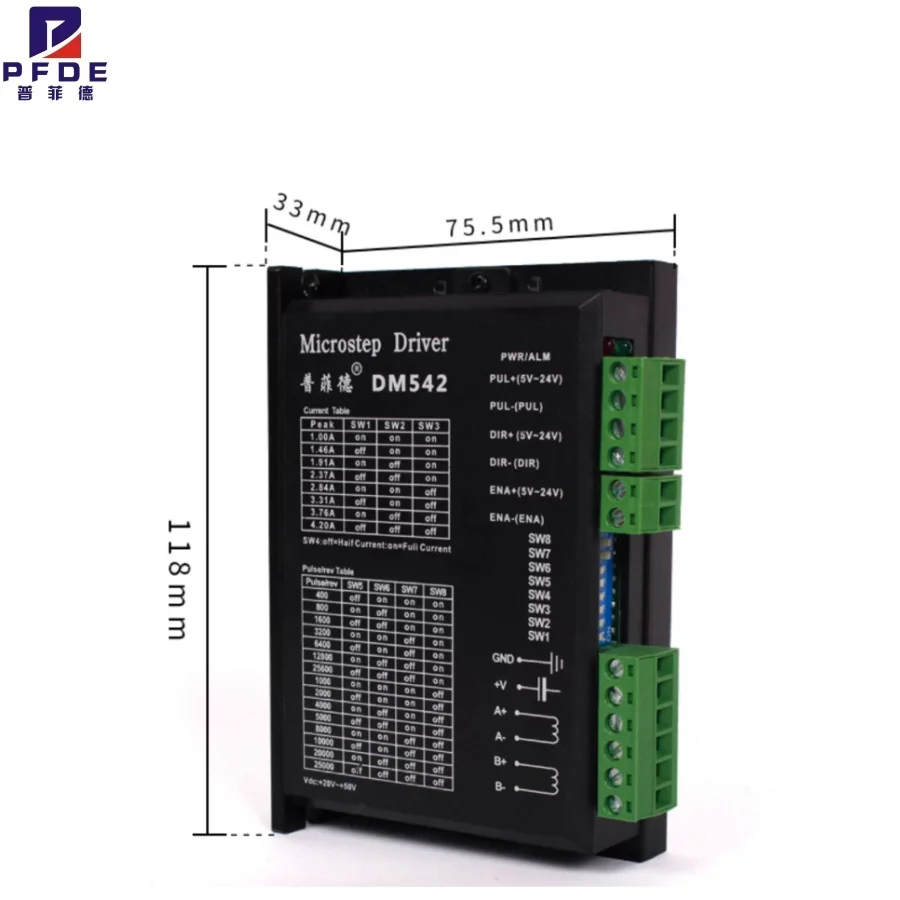 NEMA23  Economical Type Planetary Gear Stepper Motor 82mm 2.3N. m  3A  Ratio 4/5/6/10/16/24/36  with  driver DM542