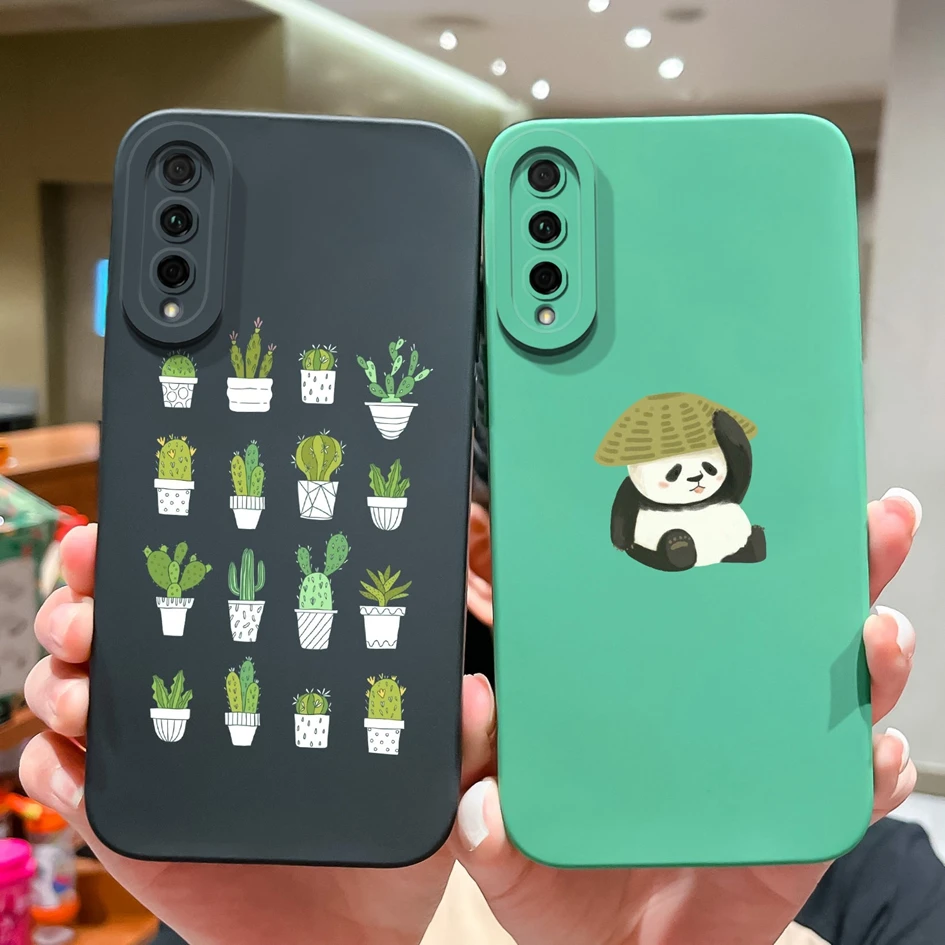 Case For Huawei Y9s Phone Cover Cute Screen Protector Cartoon Pattern Soft Matte Silicone Bumper For For Huawei Y 9 s Y 9s Funda