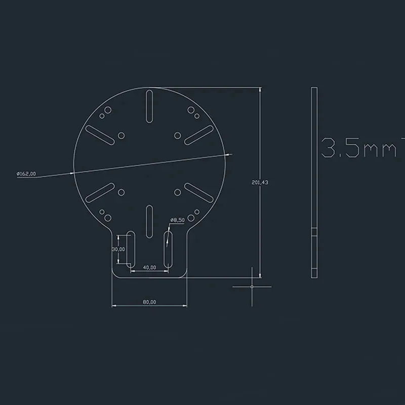 For Low Frequency Vibrator Mounting Plate BassShaker For Gaming Racing Car body Vibration DaytonMount mounting Plate