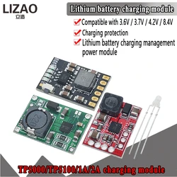 TP5100 charging management power supply module board TP5000 1A 2A compatible with 4.2V 8.4V single and double lithium batteries