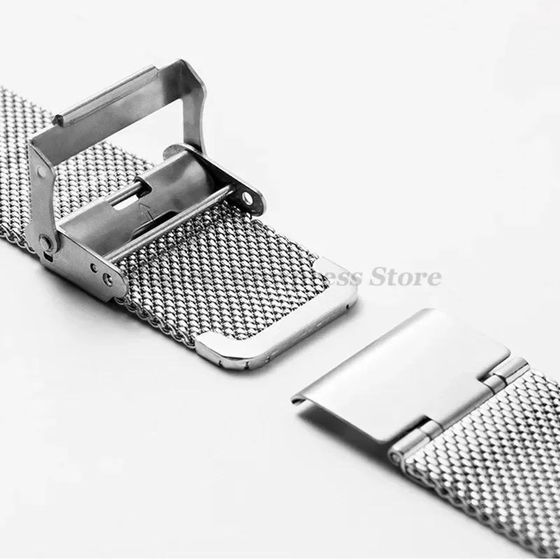 0.6mm Mesh Watch Strap for DW Watch Steel Milanese Strap 12mm 14mm 16mm 17mm 18mm 19mm 20mm 21mm 22mm 24mm Men Women Watch Band