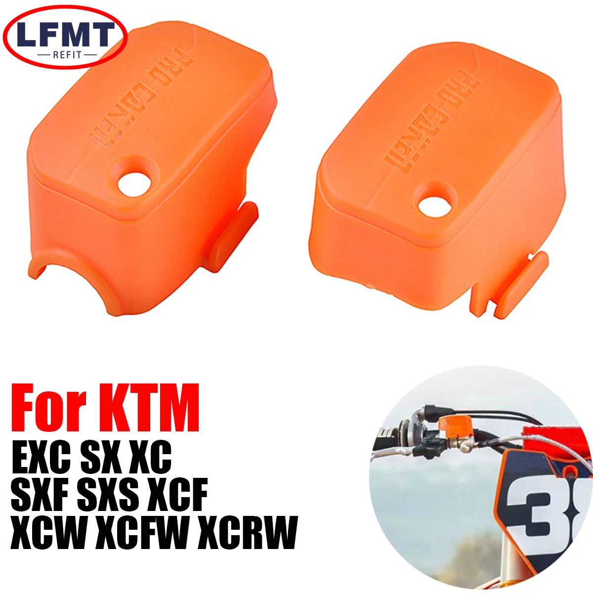 

For KTM EXC SX XC SXF SXS XCF XCW XCFW XCRW 125 150 200 250 350 450 525 530 2015-2024 Motorcycle Brake Master Cylinder Cover