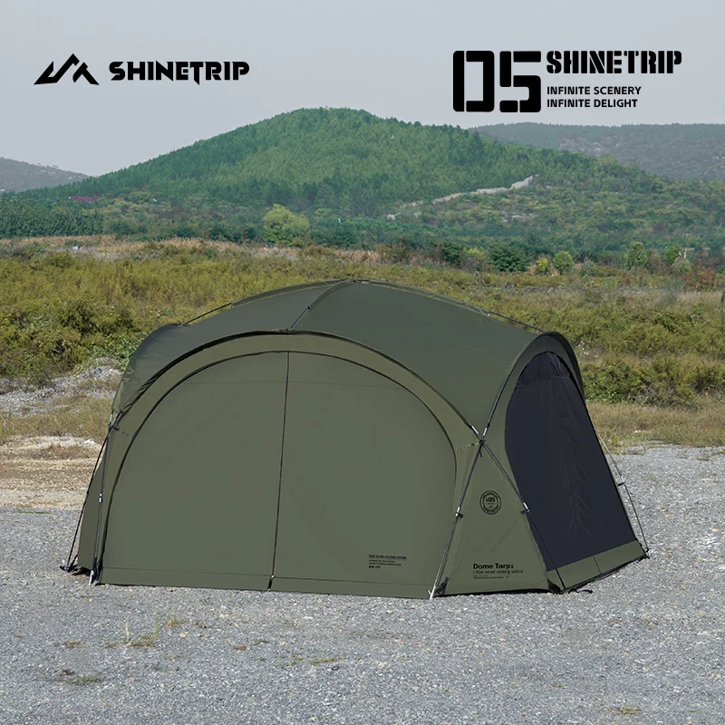 Outdoor Camping Tent ShineTrip Silver-Coated Waterproof UV