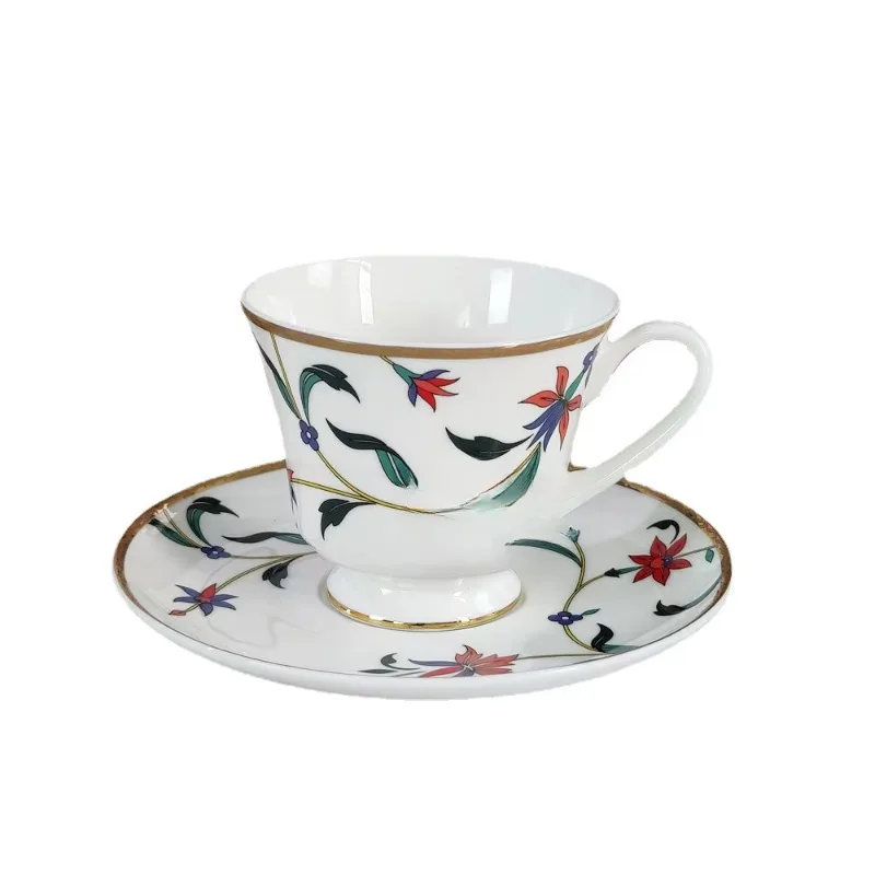 

Ceramic Deluxe Water Cup Coffee Cup and Cutlery Set Family Afternoon Tea