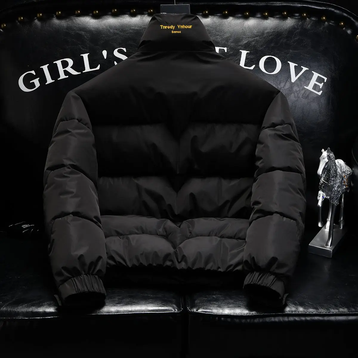 Men's winter new down cotton jacket men's trendy brand short warm and cold winter clothing