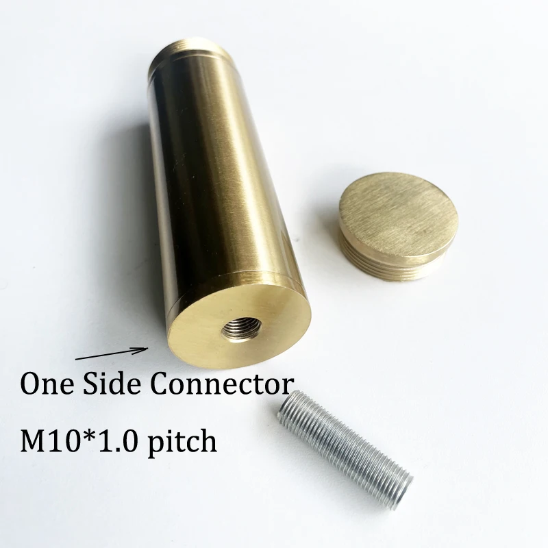 اللون البرونزي Dia38mm أنثى الموضوع أنبوب معدني مجوف ، أنبوب أسنان داخلي مزدوج الرؤوس لملحقات الإضاءة #6