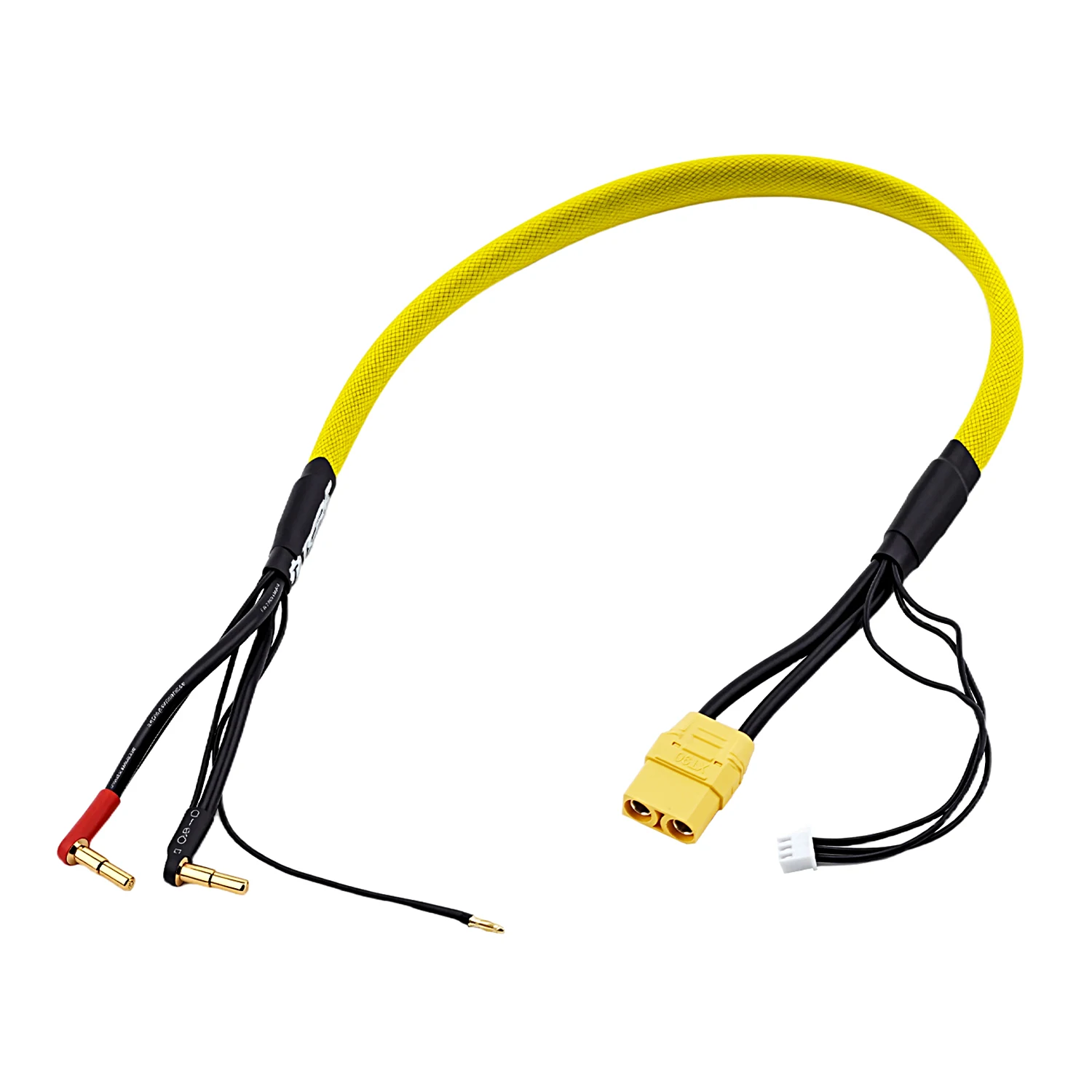 

TCRC 1pc 600mm 2S XT90 Lipo Battery Charging / Balance Cable Leads with 4mm/5mm Bullet Connector