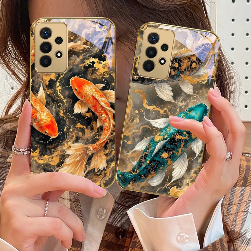 Lucky Orange Golden Koi For Sa - огляд і ціна Phone Cases Orange