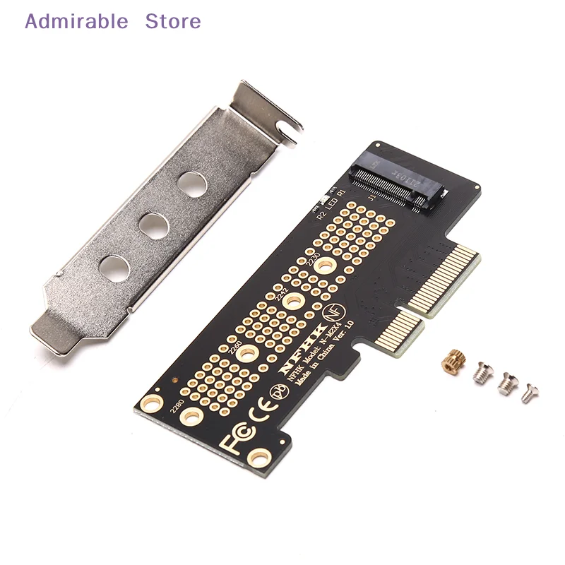 [W]NVMe PCIe M 2 NGFF SSD to adapter card PCI express x 4 to M.2 card with bracket