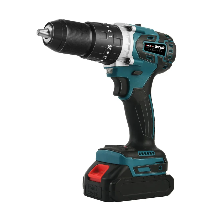 Aolihu brushless lithium electric drill household high-power impact rechargeable electric drill hand electric drill power tool m