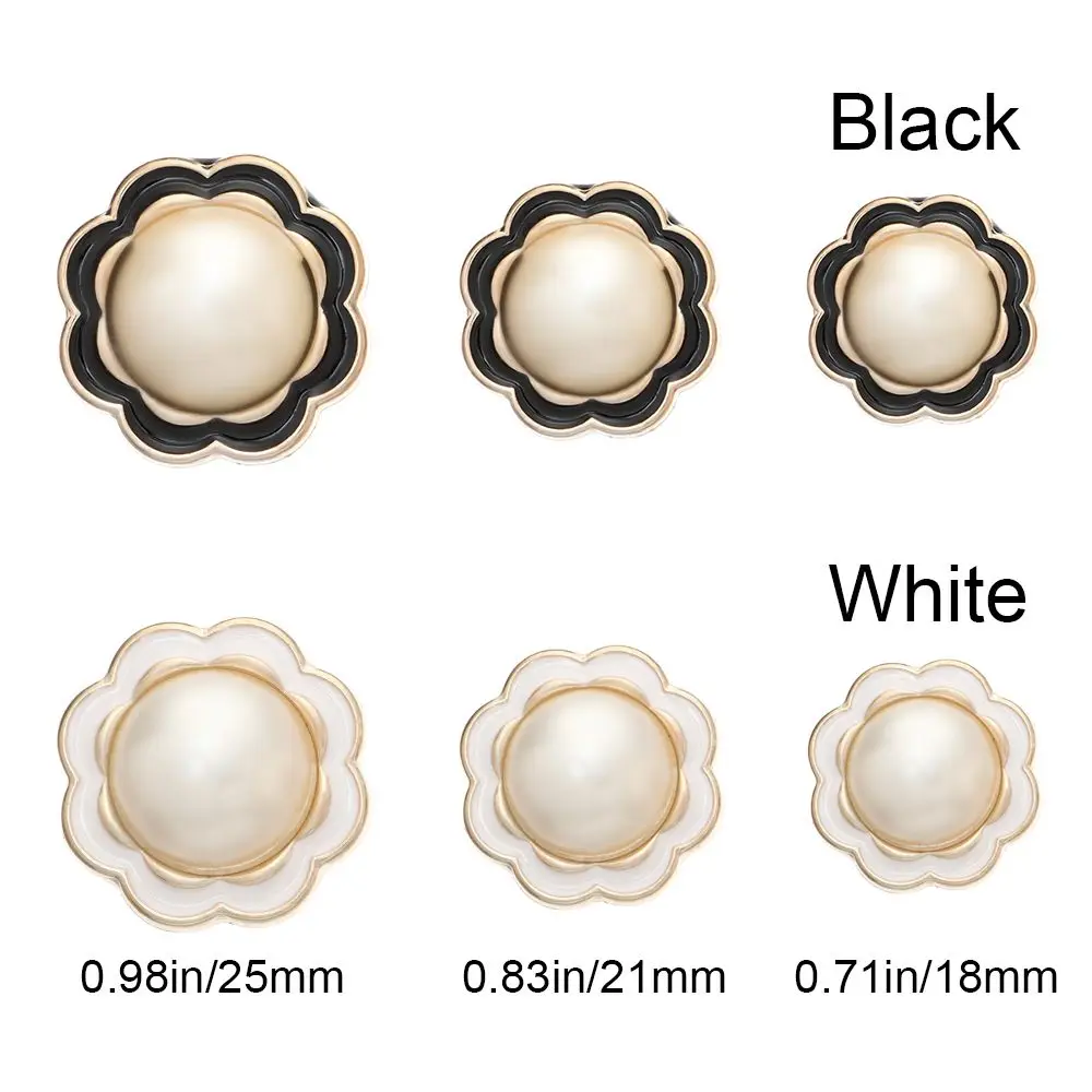 10Pcs Plastic DIY Sewing Button Pearl Clothing Buttons Sewing Accessories Shirt Buttons Needlework
