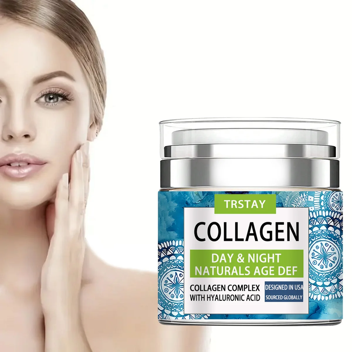 TRSTAY COLLAGEN DAY & NIGHT NATURALS AGE DEF COLLAGEN COMPLEX WITH HYALURONIC ACID