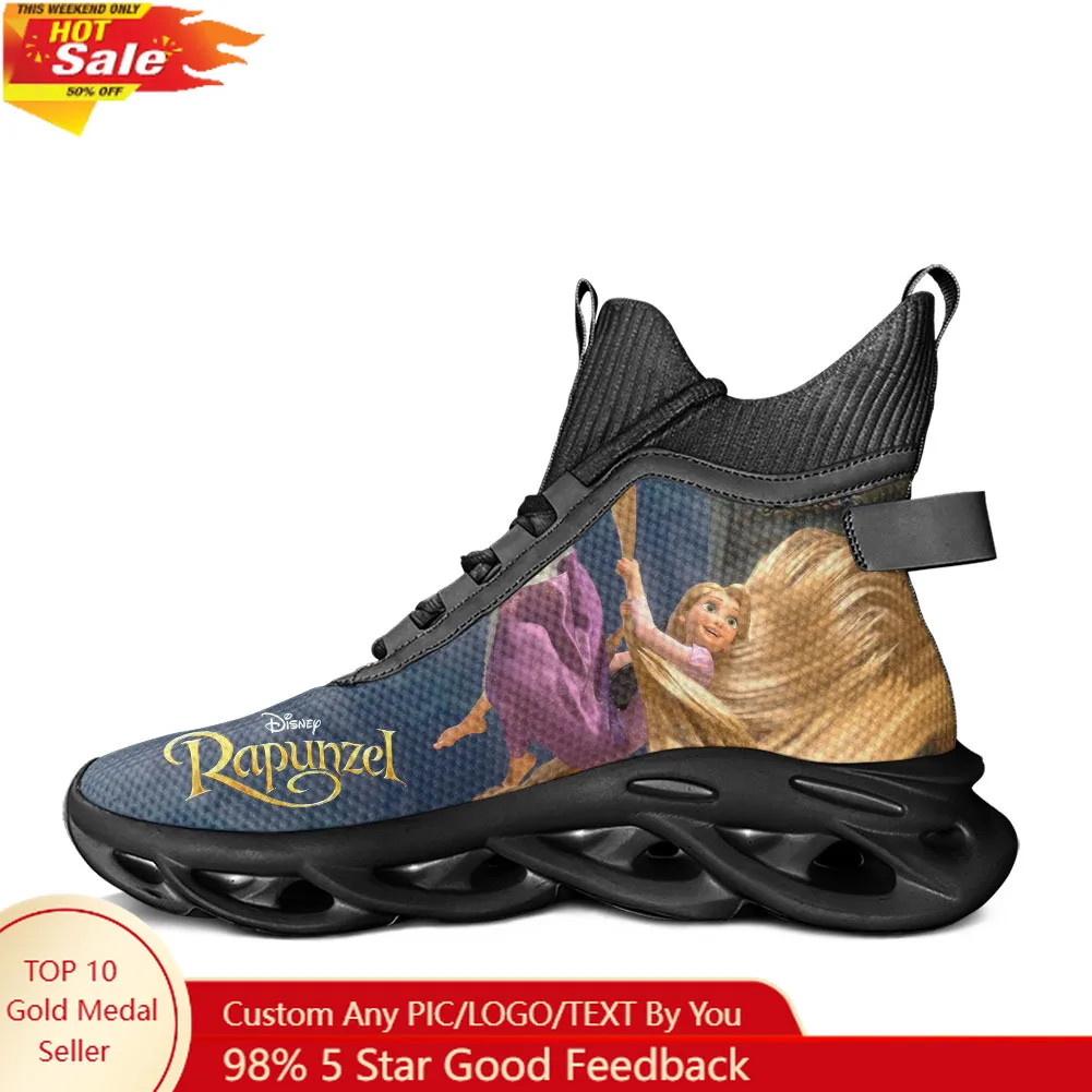 

Disney Pascal Rapunzel Chameleon High Top Flats Sneakers Mens Womens Sports Custom Shoes Casual Running shoes