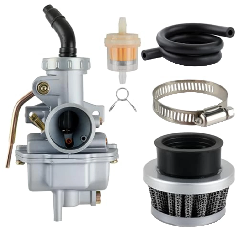 Carburetor PZ20 for 50cc 70cc 90cc 110cc 125cc Off Road ATVs and Motocross Dirt Bikes Compatible with Multiple Brands