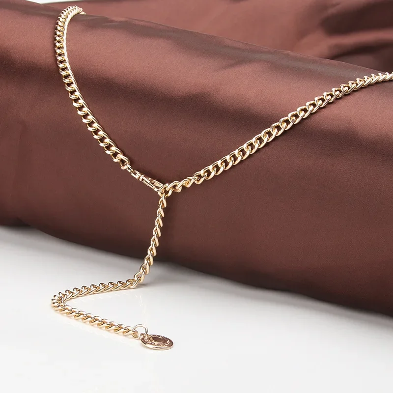 Chain Dress Jacket Sweater Decorative Belt Ladies Desinger Waist Chains Fashion Chain Waist Belts for Women Clothing Accessories